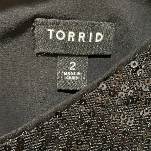 Torrid Black Sequin Camisole - Picture 2 of 5